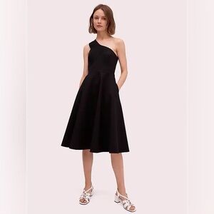 Kate Spade Black One-Shoulder Dress